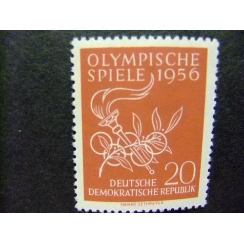 Allemagne Orientale Ddr 1956 Jeux Olimpiques De Melburne Yvert 267 ... on Productcaster.