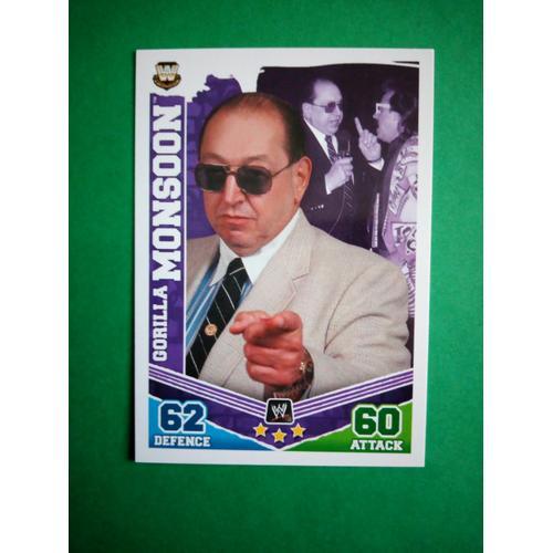 Gorilla Monsoon - Wwe Legends Cards - Carte Slam Attax Mayhem - Tcg... on Productcaster.