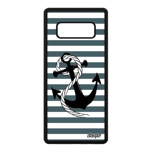 Coque Silicone Samsung Note 8 Ancre Original Rayure Chaine De Batea... on Productcaster.