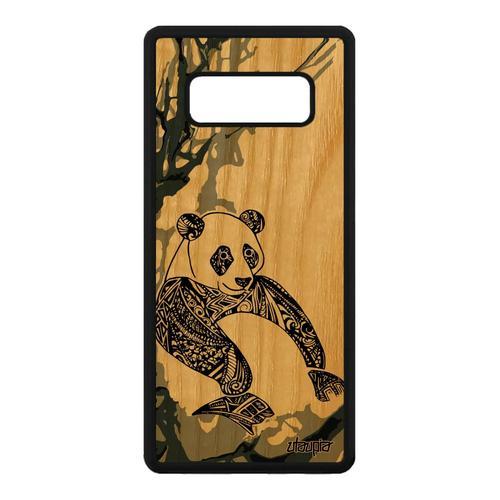 Coque Silicone Galaxy Note 8 Bois Panda Tatouage Housse Case Smartp... on Productcaster.