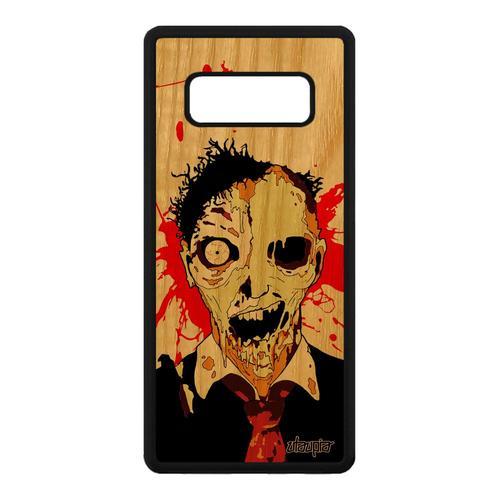 Coque Silicone Pour Galaxy Note 8 En Bois Zombie 4g Housse Eclabous... on Productcaster.