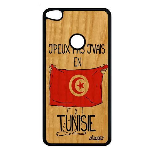 Coque Honor 8 Lite En Bois Silicone J'peux Pas J'vais En Tunisie 4g... on Productcaster.