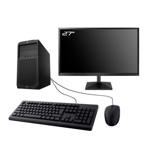 PC HP Workstation Z2 G4 Tour Ecran 27" Intel I7-8700 RAM 32Go SSD 9... on Productcaster.