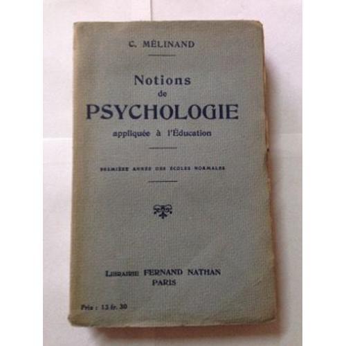 Notions De Psychologie Appliquée À L'Education on Productcaster.