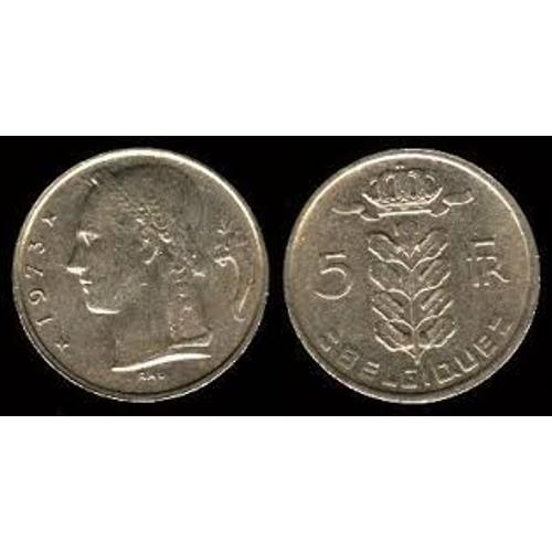 Pièce Bege 5 Francs 1973 on Productcaster.