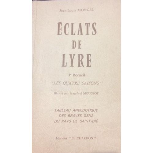 Eclats De Lyre 3ème Recueil " Les Quatre Saisons on Productcaster.