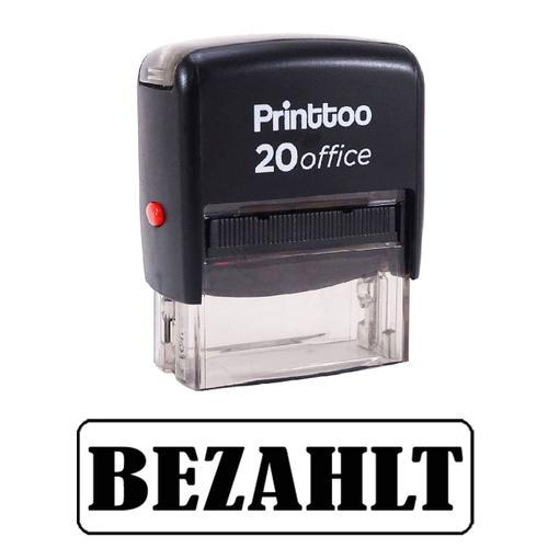 Printtoo Personnalisé Stamp Bezahlt Self Encrage Rubber Stamp Stati... on Productcaster.