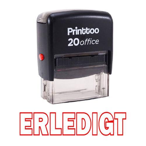 Printtoo Self Encrage Erledigt Rubber Stamp Stationary Office Perso... on Productcaster.