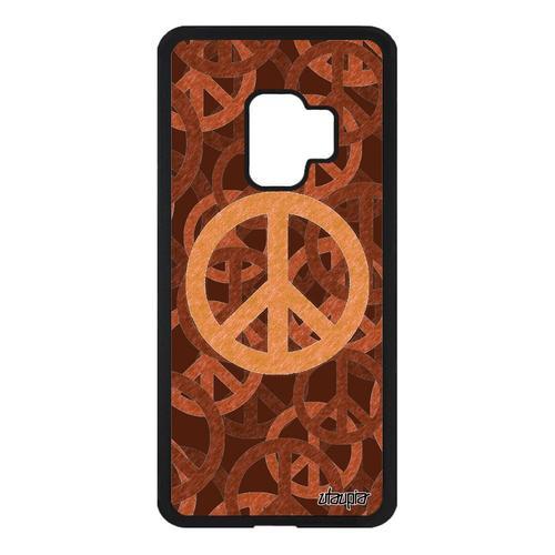 Coque Peace And Love Pour Samsung S9 Silicone Rigide Ragga Dessin M... on Productcaster.