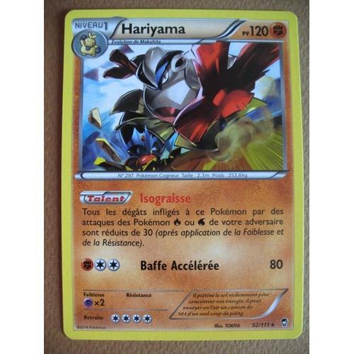 Carte Pokémon - Hariyama - 52/111 - Poings Furieux - 2014 - Sc2 on Productcaster.