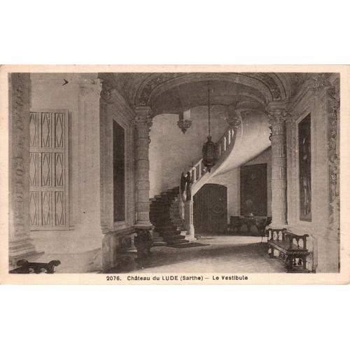 N°728 W -Cpa Château Du Lude -Le Vestibule- on Productcaster.