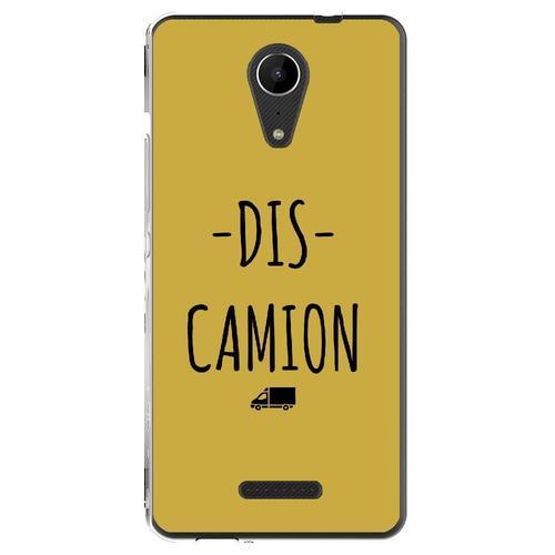 Coque Souple Pour Wiko Tommy 2 Avec Impression Motifs Dis Camion Or on Productcaster.