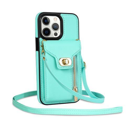 Coque De Téléphone Avec Lanière À Bandoulière Pour Iphone Portefeui... on Productcaster.