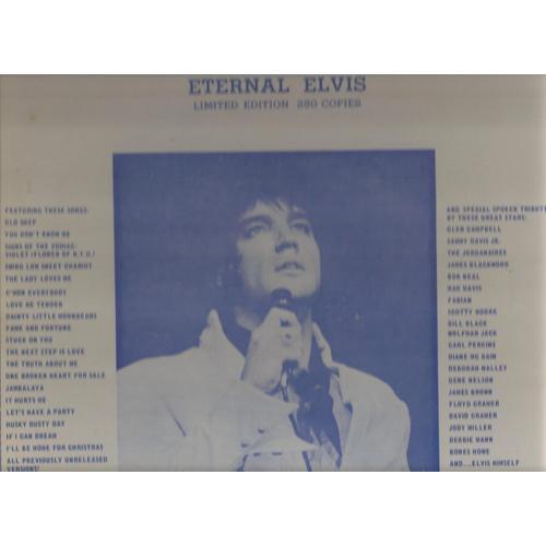 Eternal Elvis (Pochette Photo 1970) Lp 33 Tours Usa on Productcaster.