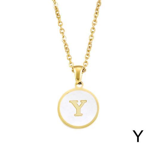 Y Collier En Alliage Avec Lettres Anglaises Pendentif Circulaire 26... on Productcaster.