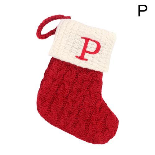 P. TAIllE UNIQUE Bas de noel chaussettes tricotees lettres de l alp... on Productcaster.