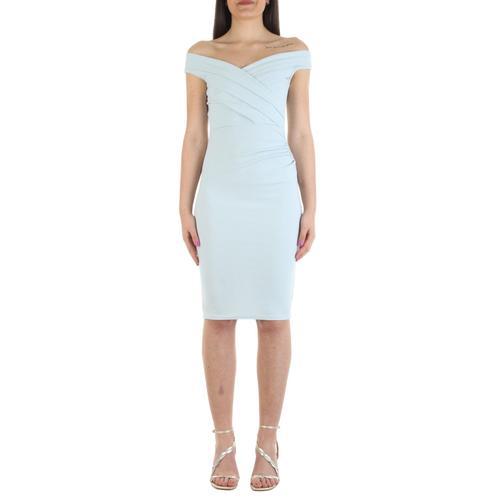 Robe Midi Lipsy Vip Bleu Clair À Col Bateau on Productcaster.