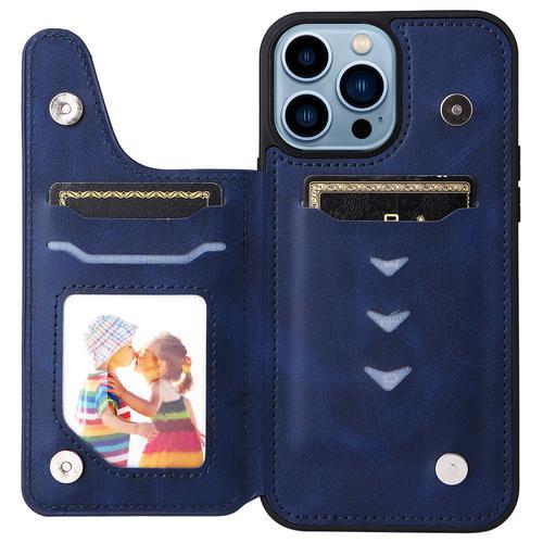 Étui Portefeuille En Cuir Pu Avec Porte-Cartes Pour Iphone Pour Mod... on Productcaster.