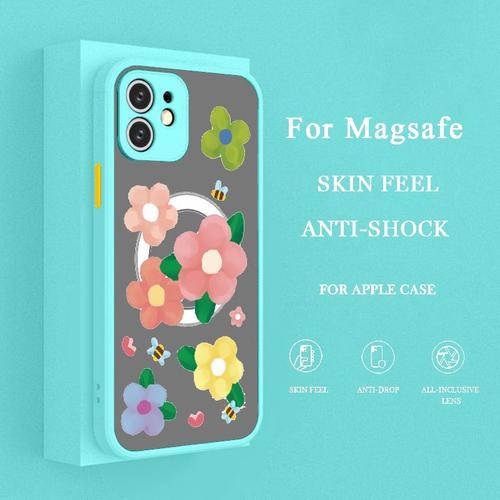 Coque De Téléphone Magnétique Pour Magsafe Coque Hybride Fleur Flor... on Productcaster.