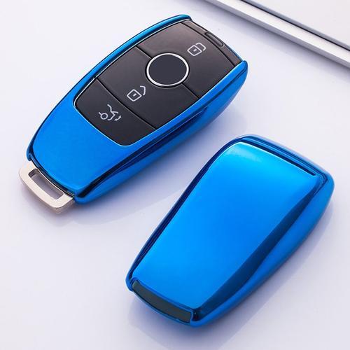 bleu - Porte-clés De Protection En Tpu Pour Télécommande De Voiture... on Productcaster.