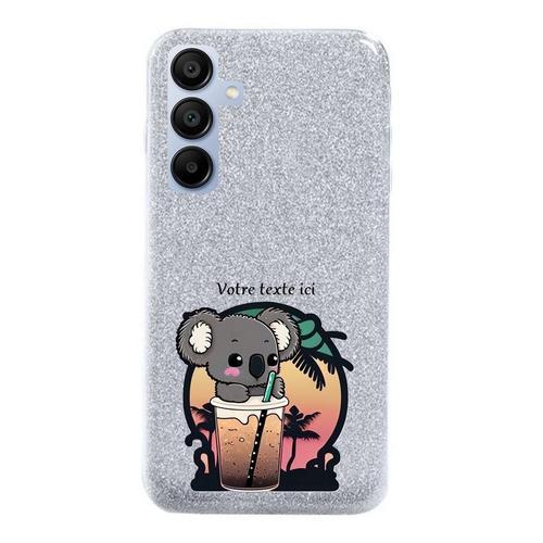 Coque Pour Galaxy A25 Paillettes Argent Koala Bubble on Productcaster.