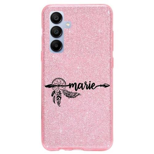 Coque Pour Galaxy A15 4g Et 5g Paillettes Rose Prenom 6 Dreamcatche... on Productcaster.