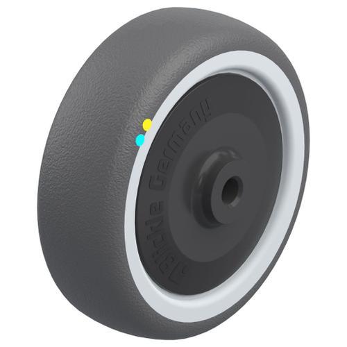 100mm wheel with grey electrically conductive thermoplastic polyure... on Productcaster.