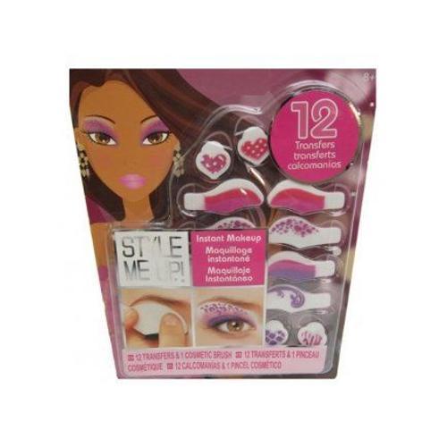 Style Me Up - Set De 12 Transphere De Maquillage Rose Et Un Pinceau... on Productcaster.