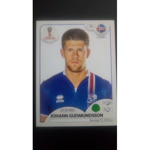 307. Johann Gudmundsson (Isl) Stiker Panini Fifa World Cup Russia 2... on Productcaster.