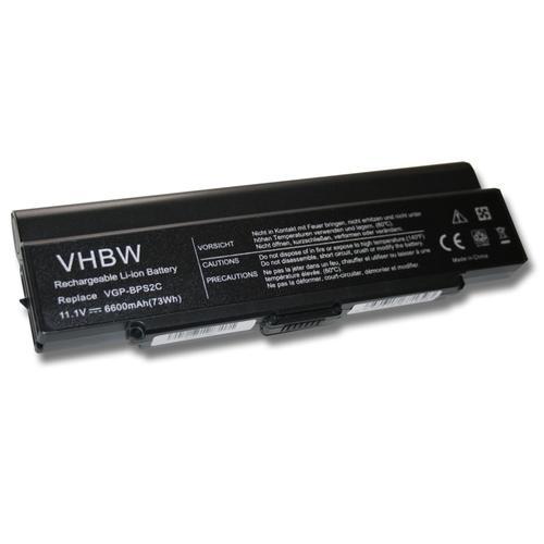 vhbw batterie Li-Ion 6600mAh (11.1V) pour Notebook ordinateur Sony ... on Productcaster.