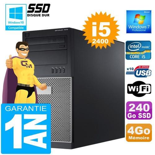 PC Tour DELL 7010 Core I5-2400 Ram 4Go Disque 240 Go SSD Graveur DV... (Reconditionné) on Productcaster.