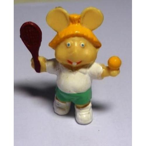 Figurine "Marajà" (1995) - Série: La Souris Sportive, N° 10 (Tennis) on Productcaster.