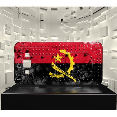 Coque Rigide Pour Galaxy J3 (2016) Drapeau Angola 06 on Productcaster.