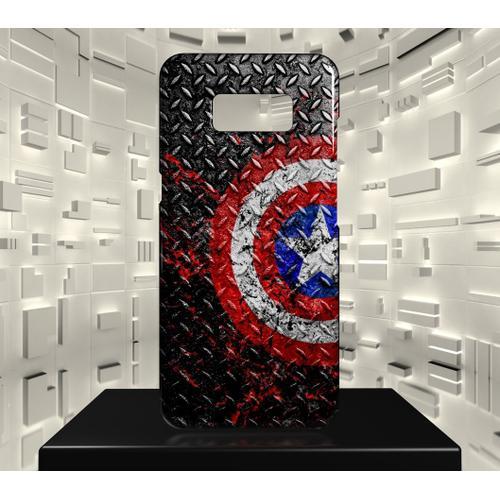 Coque Rigide Pour Galaxy S8 Super Héros Comics Captain America 24 on Productcaster.