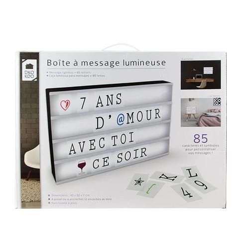 Boîte Message Lumineux A3 on Productcaster.