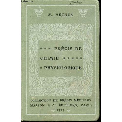 Précis De Chimie Physiologique on Productcaster.