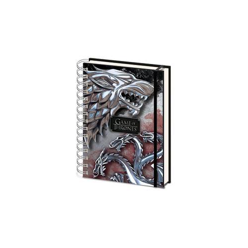 Game Of Thrones - Cahier À Spirale A5 Wiro Stark & Targaryen on Productcaster.