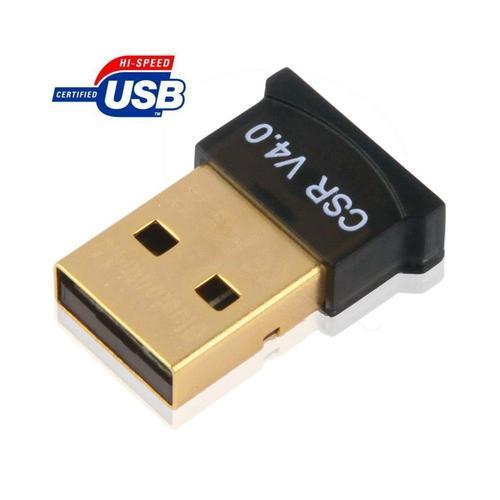 Mini clé USB dongle Bluetooth V4.0 noire - Distance sans fil jusqu'... on Productcaster.