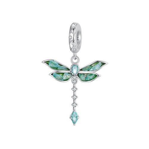 Charme Merrill Pendentif Libellule Vert Pour Charms Bracelets Et Co... on Productcaster.