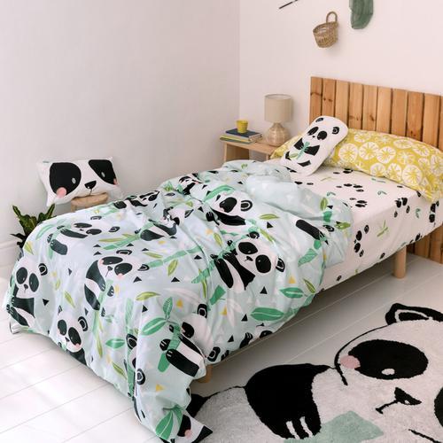 Panda Garden Blue Parure Housse De Couette 2 Pi?Ces on Productcaster.