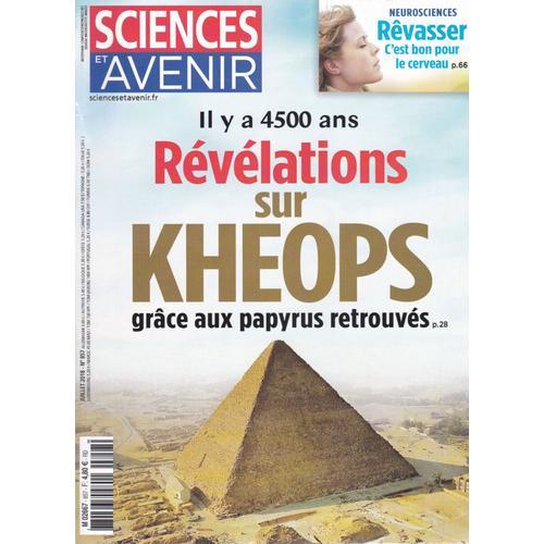 Sciences Et Avenir / Revelations Sur Kheops / N° 857 on Productcaster.