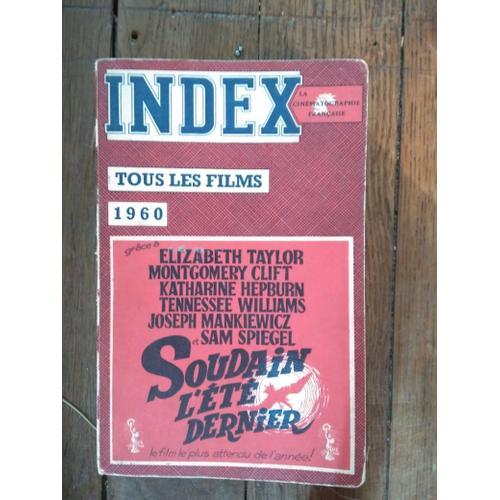 Index De La Cinématographie Française 1960 Analyse Critique Complèt... on Productcaster.