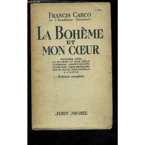 La Boheme Et Mon Coeur- Premiers Vers, La Boheme Et Mon Coeur, Chan... on Productcaster.