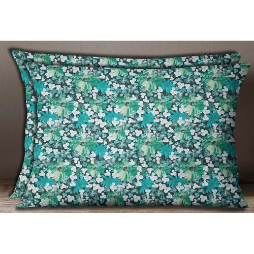 S4sassy Teal Green Home Decor Floral Pillow Sham Cotton Poplin Cush... on Productcaster.