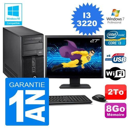 PC Tour Fujitsu Esprimo P400 I3-3220 RAM 8Go Disque 2 To Wifi W7 Ec... on Productcaster.