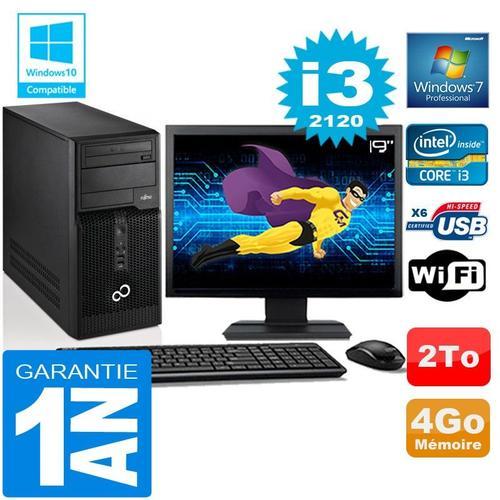 PC Tour Fujitsu Esprimo P400 I3-2120 RAM 4Go Disque 2 To Wifi W7 Ec... on Productcaster.