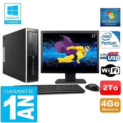 PC HP Compaq 8300 SFF Intel G850 Ram 4Go Disque 2 To Wifi W7 Ecran ... on Productcaster.