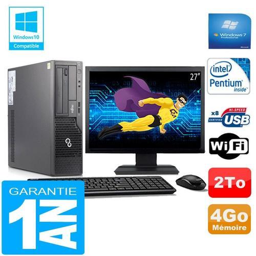 PC Fujitsu Esprimo E500 E85+ SFF Intel G640 4Go Disque 2 To Wifi W7... on Productcaster.