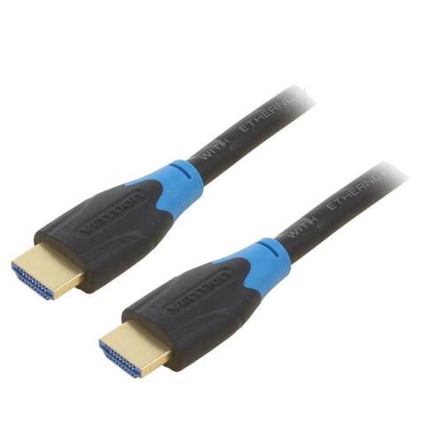 Cable HDMI 2.0 prise male des deux cotes UHD 4K 3D 0.5m - Noir on Productcaster.