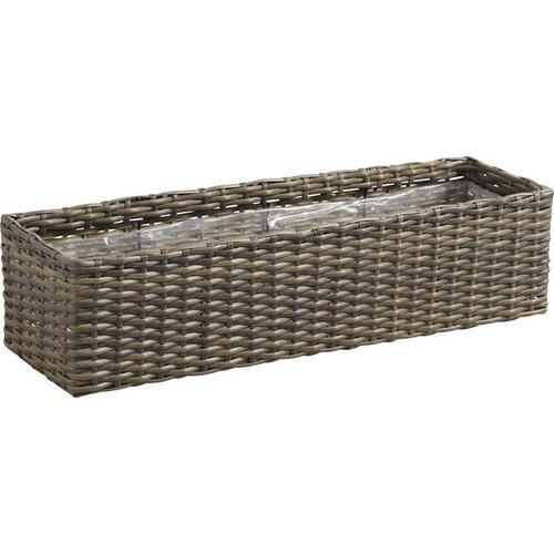 Jardinière Rectangulaire En Rotin Synthétique (Lot De 2) on Productcaster.